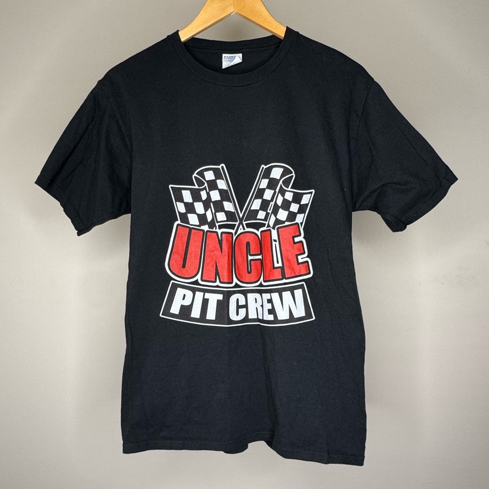 Uncle Pit Crew Black short sleeve TShirt size medium